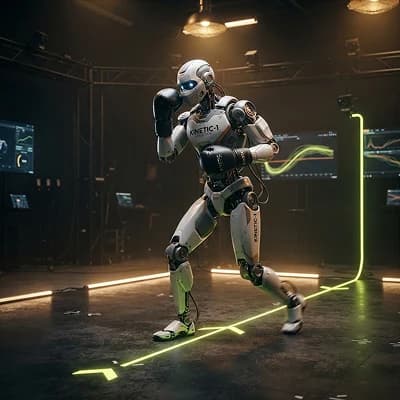 AI Trainer robot demonstration