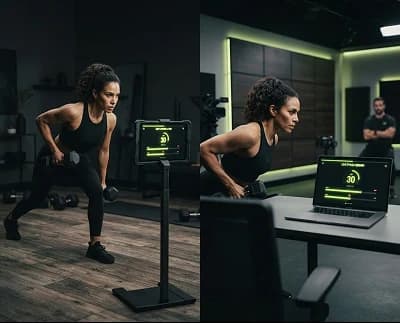 Training synced across devices