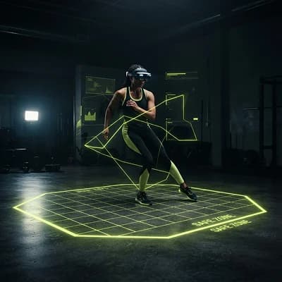 XR headset with room-aware overlay